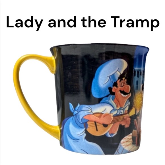 Vintage Disney Parks Lady and the Tramp Coffee Tea Mug - Picture 2 of 13